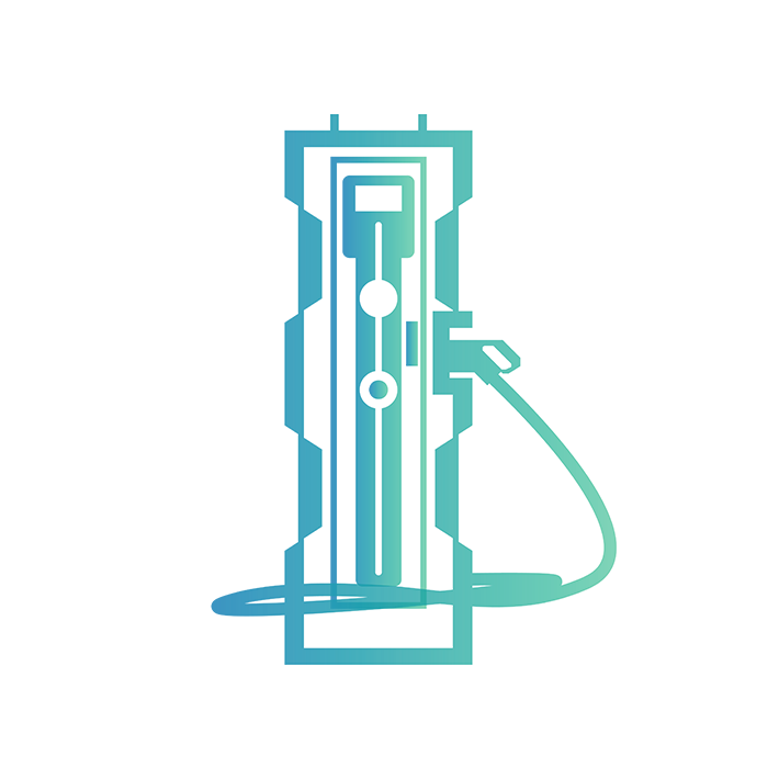 evb 1 gun split dc ev charger icon