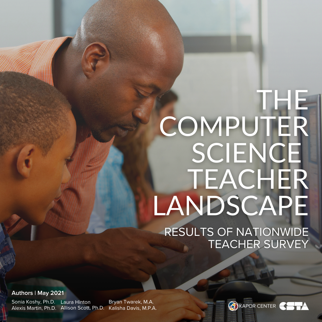 CS Teacher Landscape Report Cover